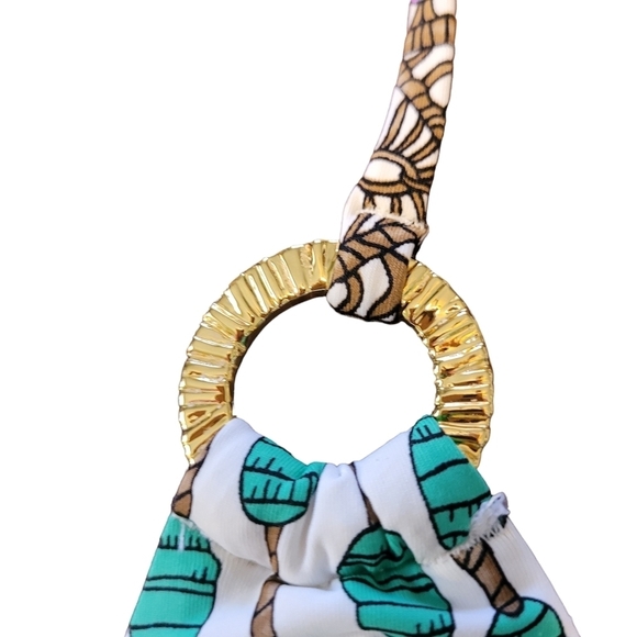 Trina Turk 2 piece multi color bikini - 10. M73 - Picture 3 of 15